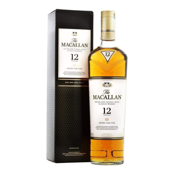 Macallan 12 Year Old Sherry Oak ABV 40% 70cl with Gift Box