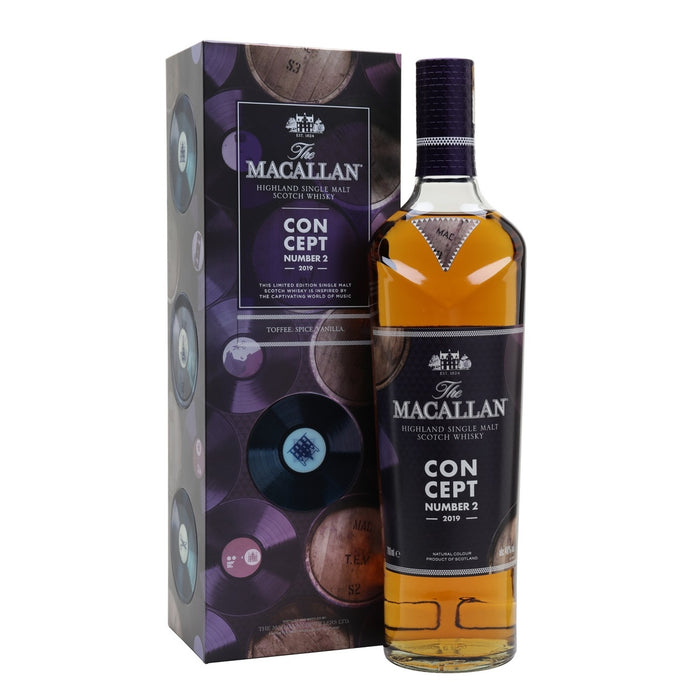 The Macallan Concept Number 2 Highland Single Malt Scotch Whisky ABV 40% 70cl with Gift Box