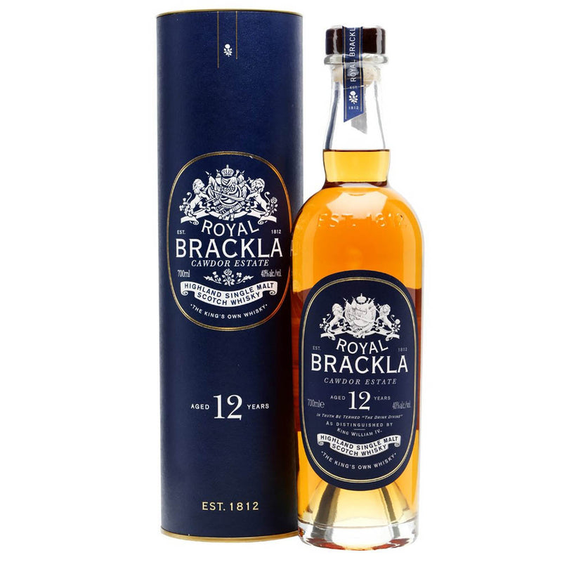 Royal Brackla 12 Year Old Oloroso Sherry Cask Finish Highland Single Malt Scotch Whisky ABV 40% 100cl (1L)