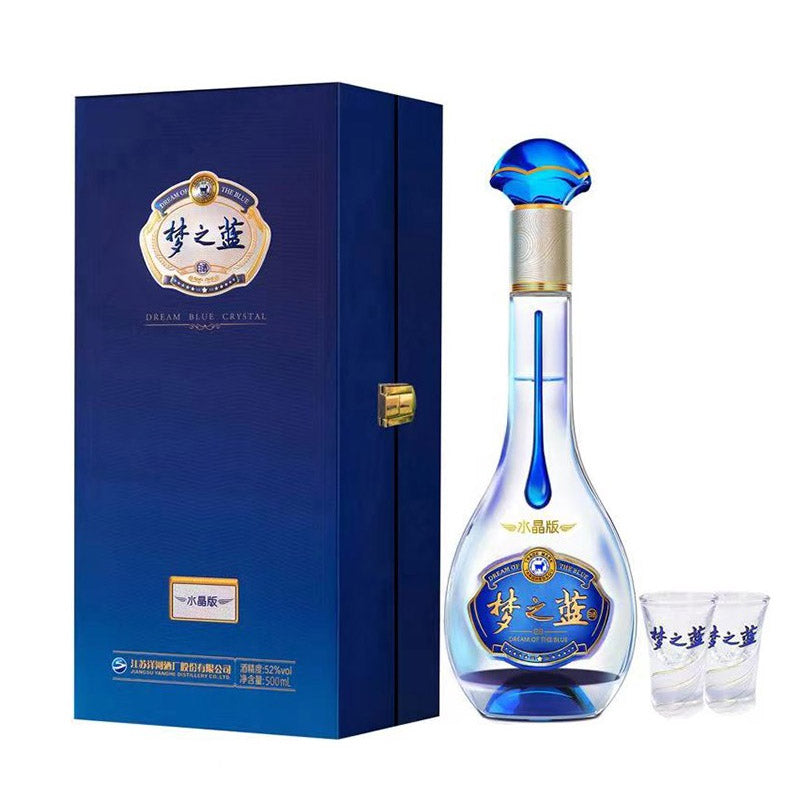 Yanghe Meng Zhi Lan Crystal (梦之蓝 - 水晶版)  ABV 52% 500ml