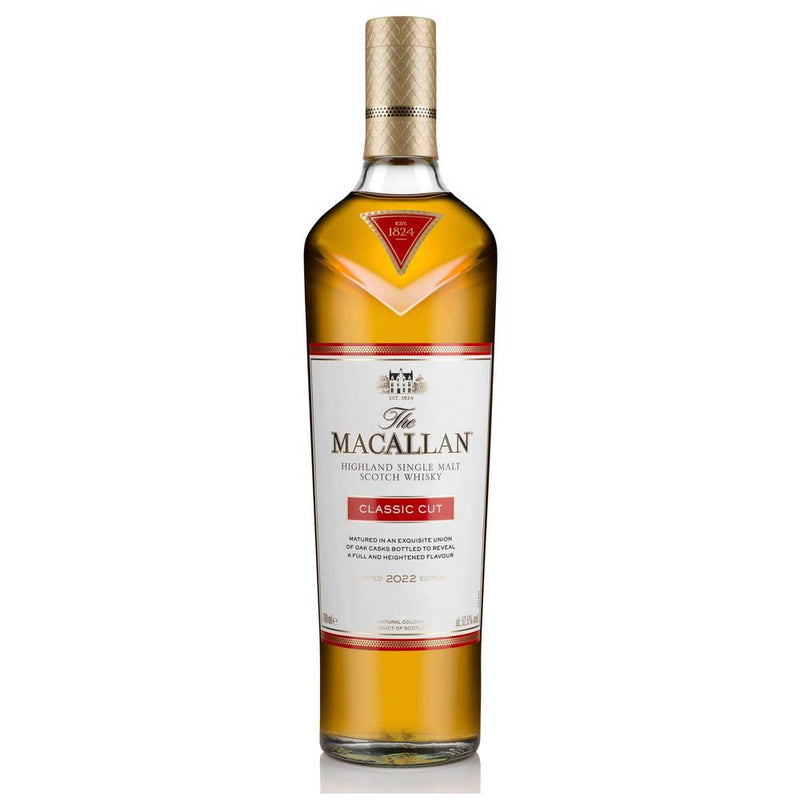 The Macallan Classic Cut 2022 Limited Edition Highland Single Malt Scotch Whisky ABV 52.5% 70cl with Gift Box