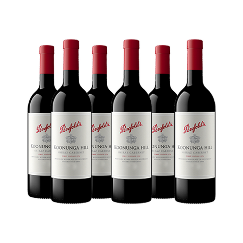 Penfolds Koonunga Hills Shiraz Cabernet x 6 Bottles