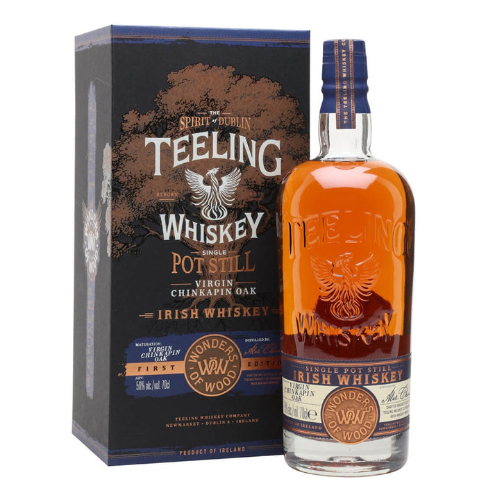 Teeling Wonders Of Wood First Edition Virgin Chinkapin Oak Single Pot Still Irish Whiskey ABV 50% 700ml