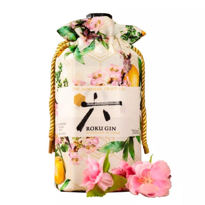 Roku Gin ABV 43% With Furoshiki Bag 70cl