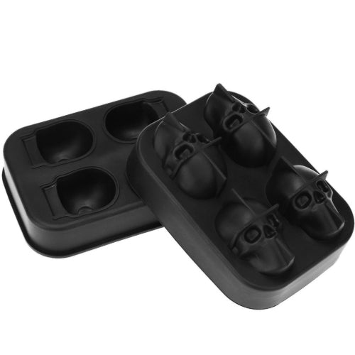Skull-Shaped Silicone Ice Cube Maker