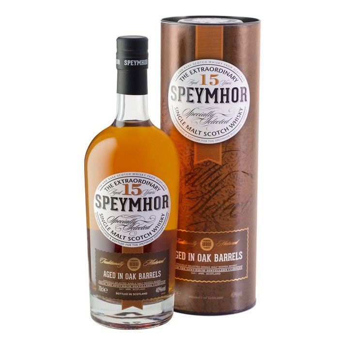 (EOY Sale) (B1F1) SpeyMhor 15 Year Old Single Malt Scotch Whisky ABV 40% 70cl With Gift Box