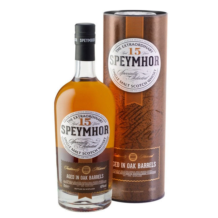 SpeyMhor 15 Year Old Single Malt Scotch Whisky ABV 40% 70cl With Gift Box