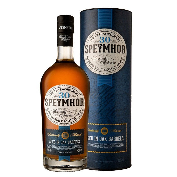 SpeyMhor 30 Year Old Blended Malt Scotch Whisky ABV 40% 70cl With Gift Box