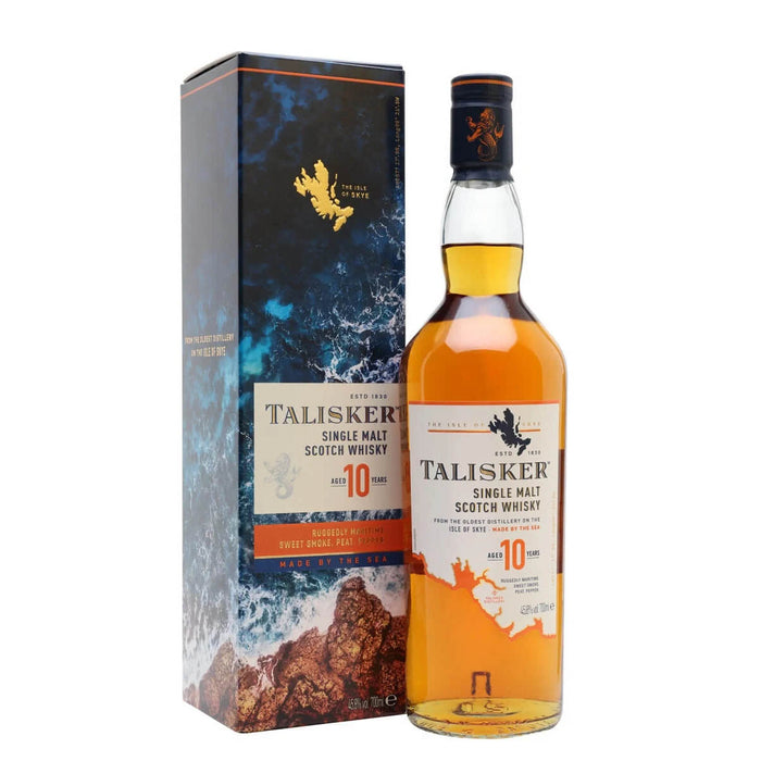 Talisker 10 Years Old Single Malt Scotch Whisky ABV 45.8% 750ml with Gift Box