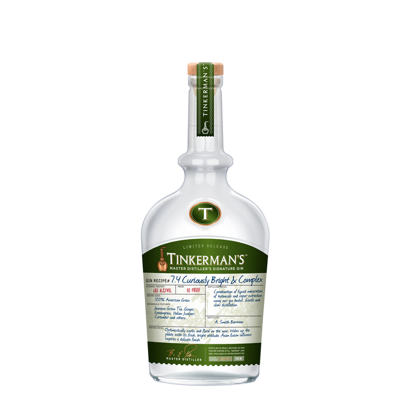 Tinkerman's Curiously Bright & Complex ABV 46% 75cl