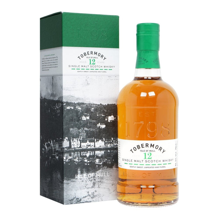 Tobermory 12 Years Old ABV 46.3% 70cl with Gift Box