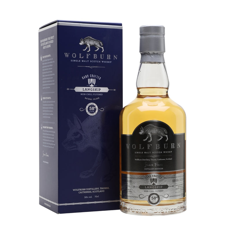 Wolfburn Langskip Single Malt ABV 58% 70cl With Gift Box