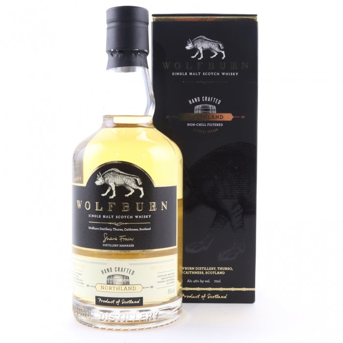 Wolfburn Northland Single Malt ABV 46% 70cl With Gift Box
