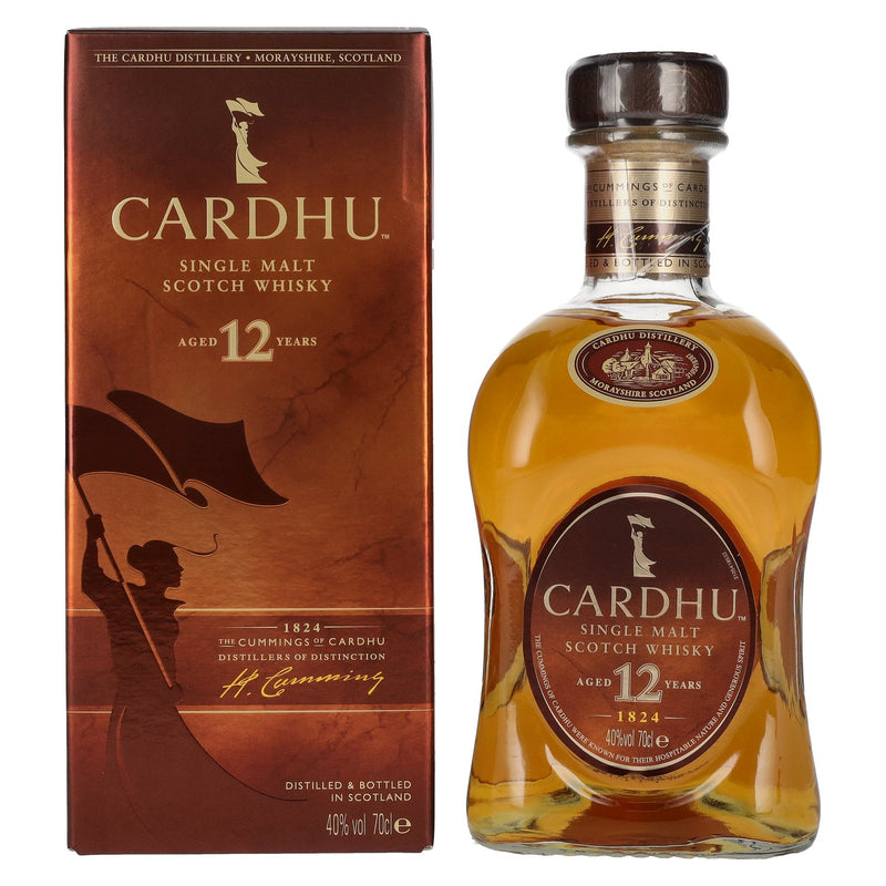 Cardhu 12 Year Old Speyside Single Malt Scotch Whisky ABV 40% 70cl with Gift Box